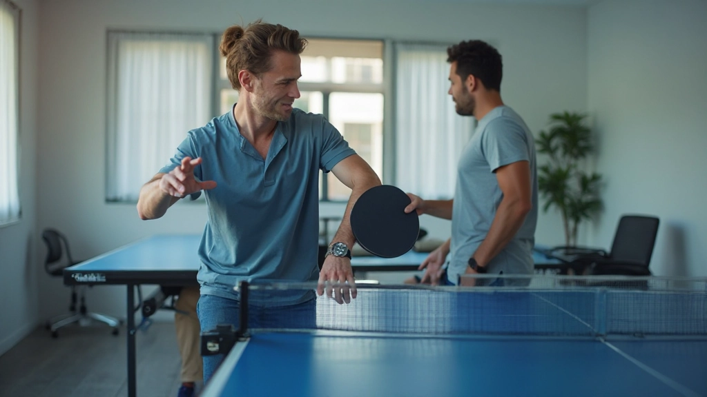 Sports physiotherapist providing injury prevention guidance and conditioning exercises to athlete